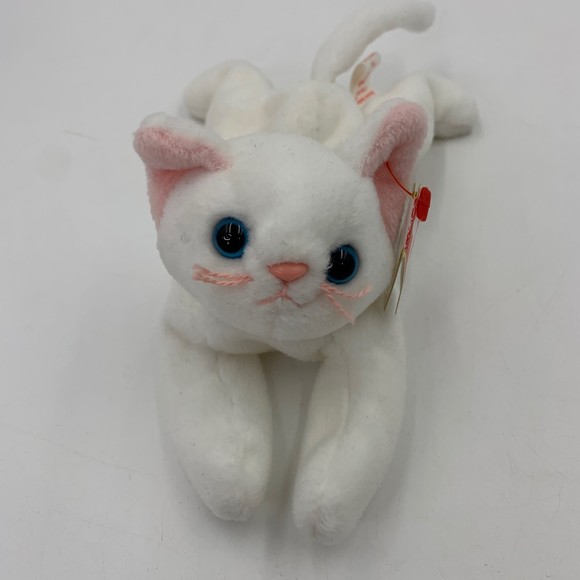 Three Beanie baby cats Set of 3 TY Beanie Baby Plush toy pet animal - Picture 1 of 12